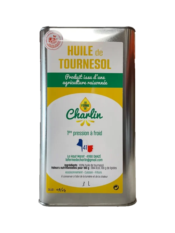 Huile de tournesol 3 litres